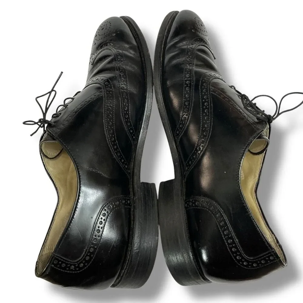 Bostonian Impression Black Wingtip Oxford Leather Dress Shoes